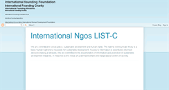 Desktop Screenshot of internationalngos-c.blogspot.com