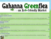 Tablet Screenshot of gahannagreenflea.blogspot.com