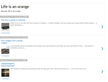 Tablet Screenshot of lifeisanorange.blogspot.com