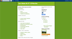 Desktop Screenshot of clasesdequintoelmorche.blogspot.com