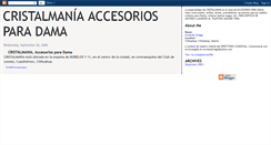 Desktop Screenshot of cristalmania.blogspot.com
