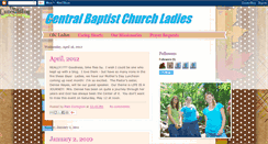 Desktop Screenshot of centralbaptistladies.blogspot.com