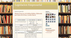 Desktop Screenshot of legislacionempresarialgga.blogspot.com