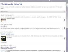 Tablet Screenshot of elcascodeminerva.blogspot.com