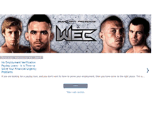 Tablet Screenshot of extremecagefighting.blogspot.com