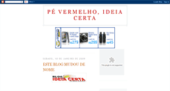Desktop Screenshot of pevermelhoideiacerta.blogspot.com