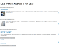 Tablet Screenshot of lovewithoutmadnessisnotlove.blogspot.com