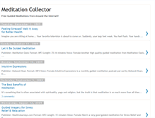 Tablet Screenshot of meditationcollector.blogspot.com