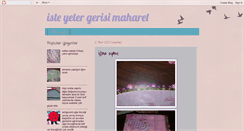 Desktop Screenshot of isteyetergerisimaharet.blogspot.com