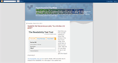 Desktop Screenshot of hamiltonontheweb.blogspot.com