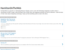 Tablet Screenshot of hamiltonontheweb.blogspot.com