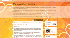 Desktop Screenshot of mymoonstonejourney.blogspot.com
