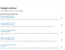 Tablet Screenshot of gadget-advisor.blogspot.com