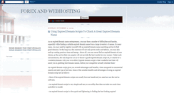 Desktop Screenshot of forxwebhosting.blogspot.com