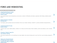 Tablet Screenshot of forxwebhosting.blogspot.com