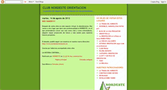Desktop Screenshot of clubnordesteorientacion.blogspot.com