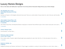 Tablet Screenshot of luxury-homes-designs.blogspot.com