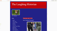 Desktop Screenshot of laughinghistorian.blogspot.com