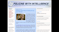 Desktop Screenshot of policingwithintelligence.blogspot.com