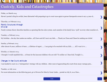 Tablet Screenshot of custodykidsandcatastrophes.blogspot.com