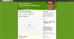 Desktop Screenshot of miguelcoelho08.blogspot.com