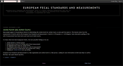 Desktop Screenshot of europeanfecalstandardsandmeasurement.blogspot.com