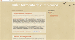 Desktop Screenshot of dulcetormentodeseado.blogspot.com