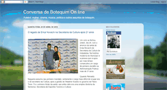 Desktop Screenshot of conversadebotequimonline.blogspot.com