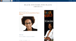 Desktop Screenshot of blackdoctors.blogspot.com