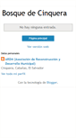 Mobile Screenshot of bosquecinquera.blogspot.com