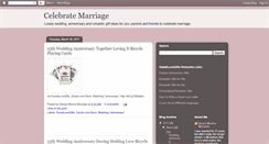 Desktop Screenshot of celebratemarriage.blogspot.com