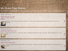 Tablet Screenshot of glutenfreekitchenadventures.blogspot.com