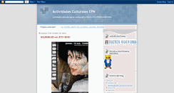 Desktop Screenshot of actividadculturalepn.blogspot.com