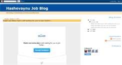 Desktop Screenshot of hashevaynujobs.blogspot.com