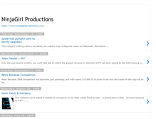 Tablet Screenshot of ninjagirlproductions.blogspot.com