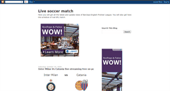 Desktop Screenshot of live-epl-soccer-online-football.blogspot.com