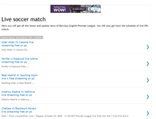 Tablet Screenshot of live-epl-soccer-online-football.blogspot.com
