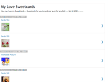Tablet Screenshot of lovesweetcards.blogspot.com