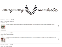 Tablet Screenshot of imaginarywardrobe.blogspot.com