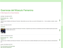 Tablet Screenshot of guerrerasdelmusculofemenino.blogspot.com