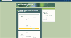 Desktop Screenshot of bosquesanpatricio.blogspot.com