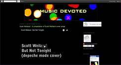 Desktop Screenshot of devoted-music.blogspot.com