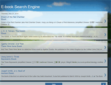 Tablet Screenshot of e-booksearchengine.blogspot.com