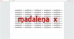 Desktop Screenshot of madalenax.blogspot.com