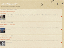 Tablet Screenshot of cyberself-cyberphilosophy.blogspot.com