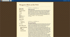 Desktop Screenshot of blickaufdiewelt.blogspot.com