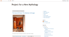 Desktop Screenshot of projectforanewmythology.blogspot.com