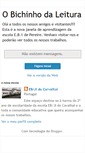 Mobile Screenshot of bichinhodaleitura.blogspot.com