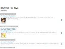 Tablet Screenshot of bedtimefortoys.blogspot.com