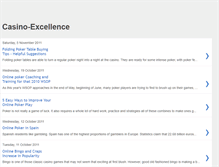 Tablet Screenshot of casino-exce-llence.blogspot.com